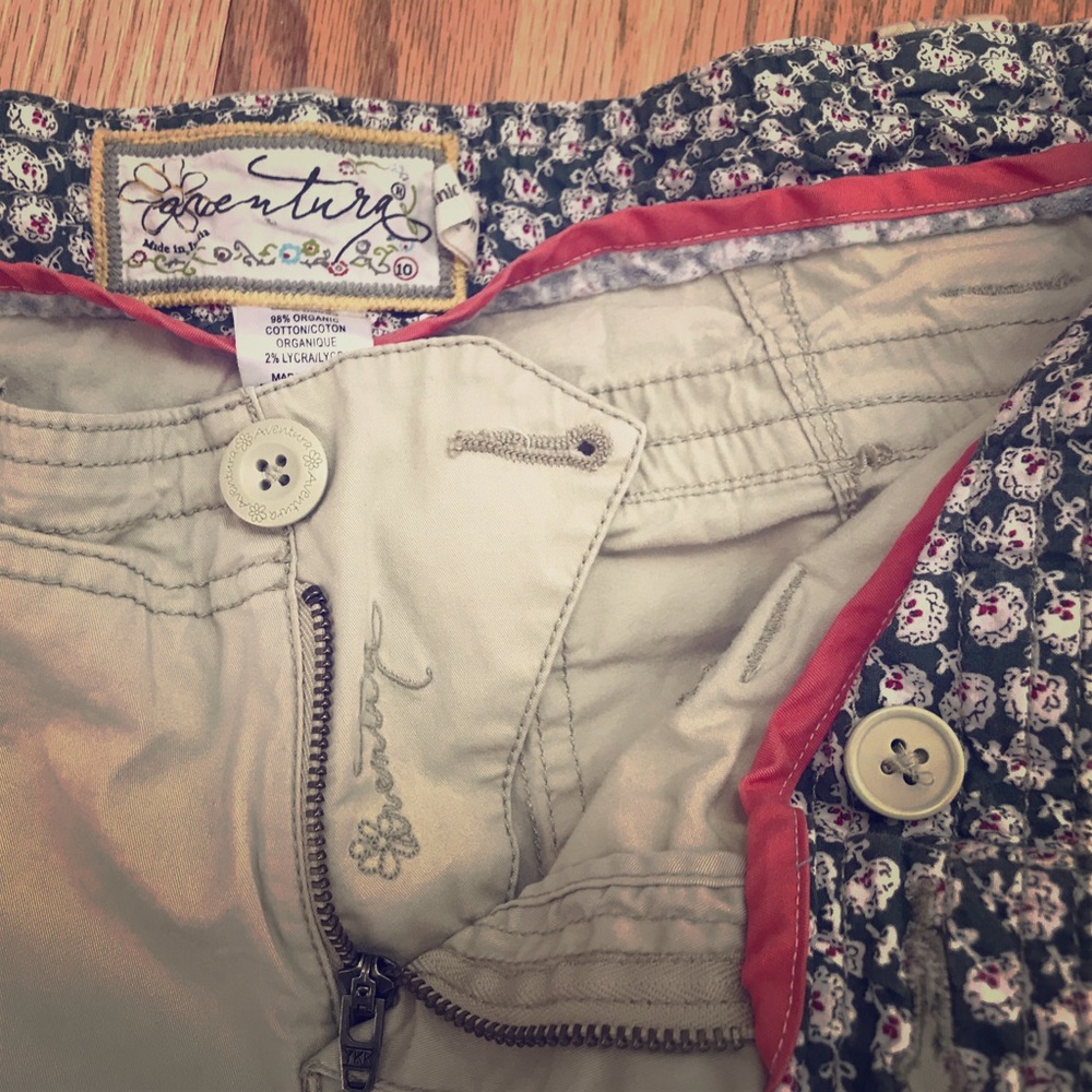 Aventura Organic Cotton Cargo Pants CONVERTS Capri